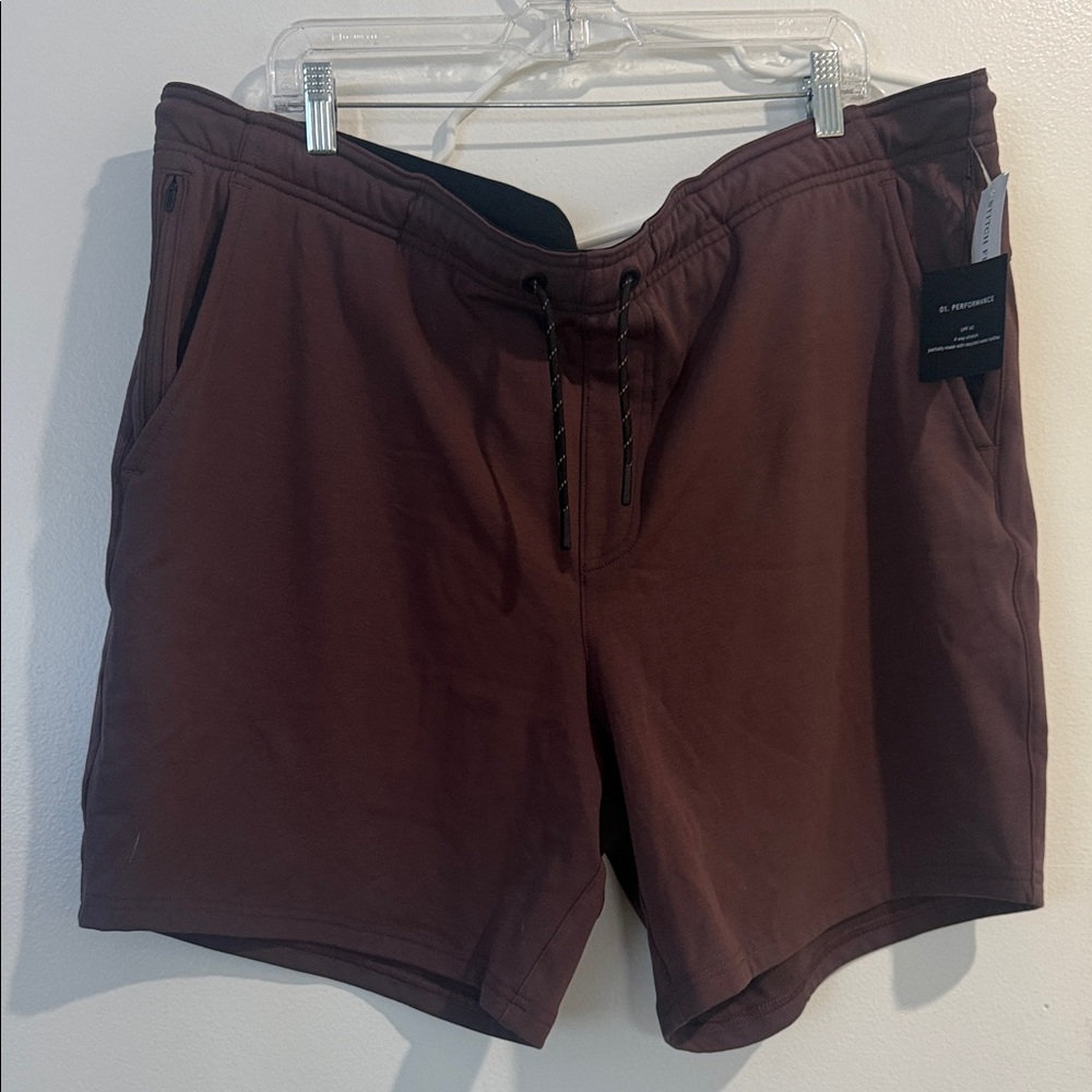 Men's Athletic Shorts in Brown